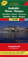 Chalkidiki, Thasos, Olympos 1:150 000 (Automapa)
