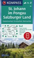 St. Johann im Pongau, Salzburger Land (Gasteinertal, Großarltal, Kleinarltal (5 in 1, WK 80, 1:50.000))