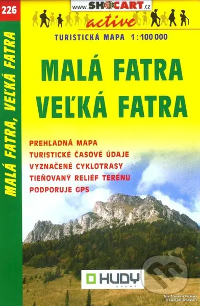 Malá Fatra, Veľká Fatra 1:100 000 (Turistická mapa 226)