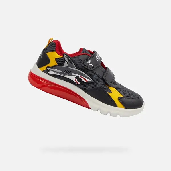 Black boys' sneakers Geox Ciberdron - Boys