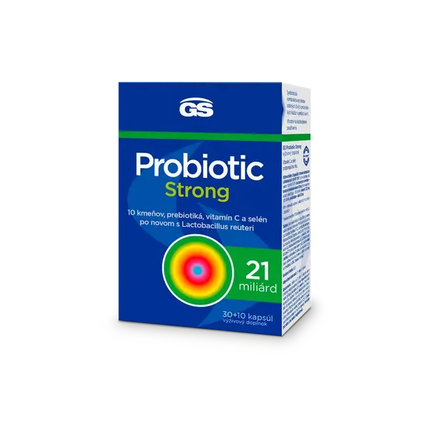 GS Probiotic Strong 30 + 10 kapsúl