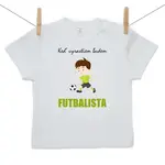 Boodyy Tričko s krátkym rukávom Keď vyrastiem budem futbalista 134 (8-9 rokov)