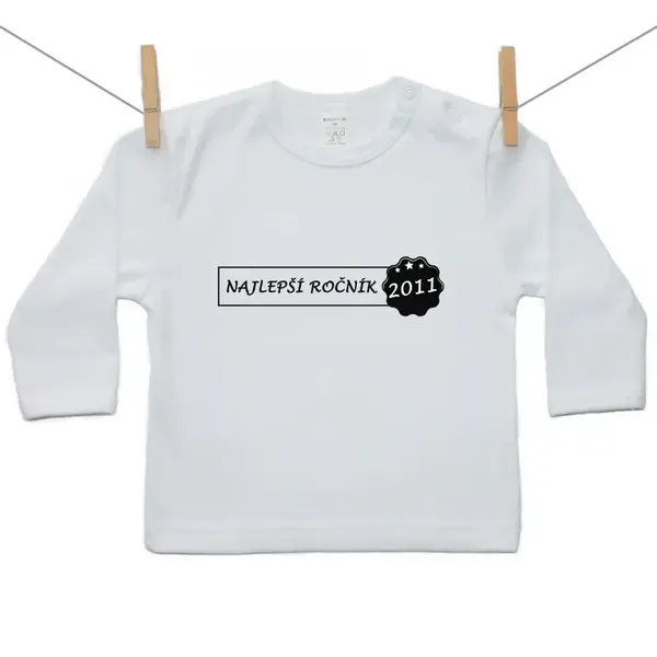 Boodyy Tričko s dlhým rukávom Najlepší ročník 2011 92 (18-24 mesiacov)