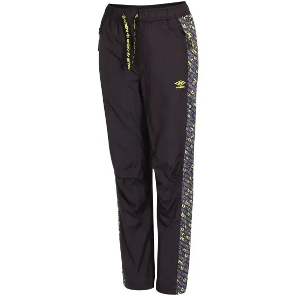 Umbro ADLAI Dětské zateplené kalhoty, černá, velikost 140-146