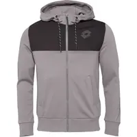 Lotto TRAINING PURE FULL-ZIP HOODIE Pánská mikina, šedá, velikost XXL
