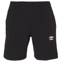 Umbro FRENCH TERRY SHORT ESSENTIALS Pánské teplákové kraťasy, černá, velikost
