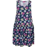 Lewro THELMA Dívčí šaty bez rukávů, tmavě modrá, velikost 128-134