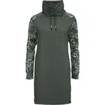LOAP EBNERA Dámské mikinové šaty, zelená, velikost