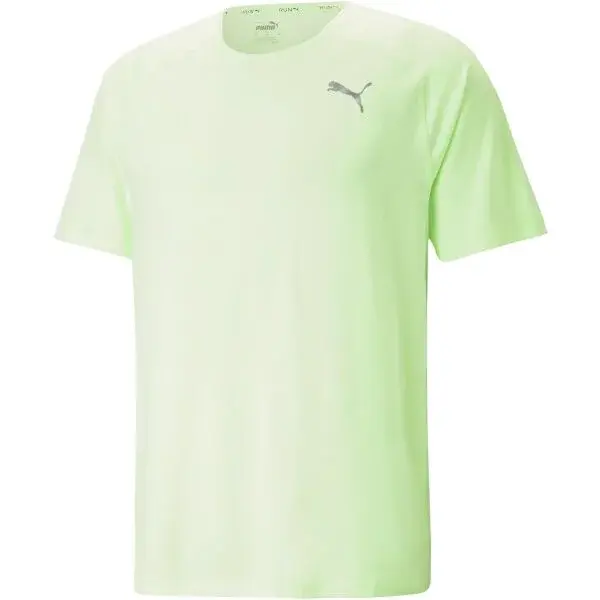 Puma RUN CLOUDSPUN TEE Pánské triko, světle zelená, velikost