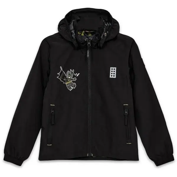 LEGO&reg; kidswear LWJAD 200 Chlapecká přechodová bunda, černá, velikost