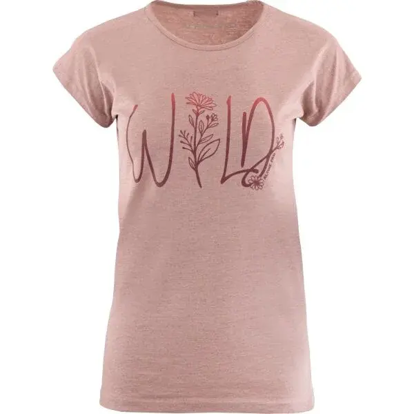 ALPINE PRO SEWRA Dámské triko, růžová, velikost