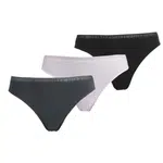 Tommy Hilfiger 3P THONG Dámské kalhotky, fialová, velikost S