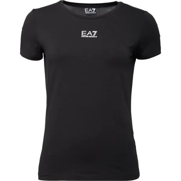 EA7 T-SHIRT Dámské tričko, černá, velikost
