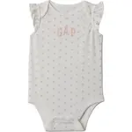 GAP BAS LOGO Dětské body, bílá, velikost