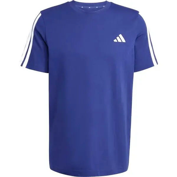 adidas 3-STRIPES SJ TEE Pánské triko, tmavě modrá, velikost XXXL
