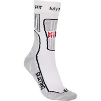 Powerslide MY FIT SKATING SOCKS FITNESS Sportovní ponožky, bílá, velikost