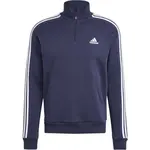 adidas 3-STRIPES TOP Pánská mikina, tmavě modrá, velikost