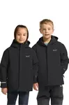 Bunda Jack Wolfskin FLOWLINE SKI JKT KIDS černá barva, A65317