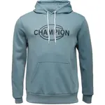 Champion HOODED Pánská mikina, světle modrá, velikost