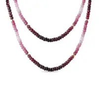 Náhrdelník z rubínů ve žlutém zlatě KLENOTA