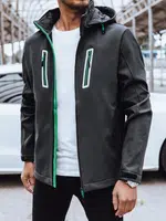 Pánská bunda softshell Barva tmavě šedá DSTREET