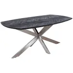 MID.YOU JÍDELNÍ STŮL, mangové dřevo, černá, 180/100/76 cm