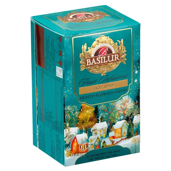 BASILUR Christmas fruit horké jablko čaj 20 sáčků