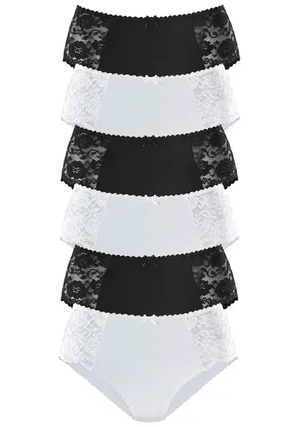 PETITE FLEUR Nohavičky  čierna / biela