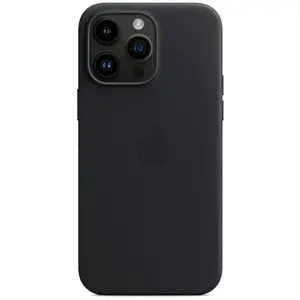 Apple kožený kryt Leather Case MagSafe pro Apple iPhone 14 Plus, midnight black