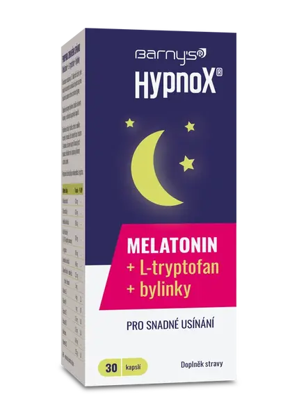 Barnys HypnoX MELATONIN+L-tryptofan cps.30