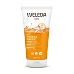 WELEDA 2v1 sprchový krém a šampon Šťastný pomeranč