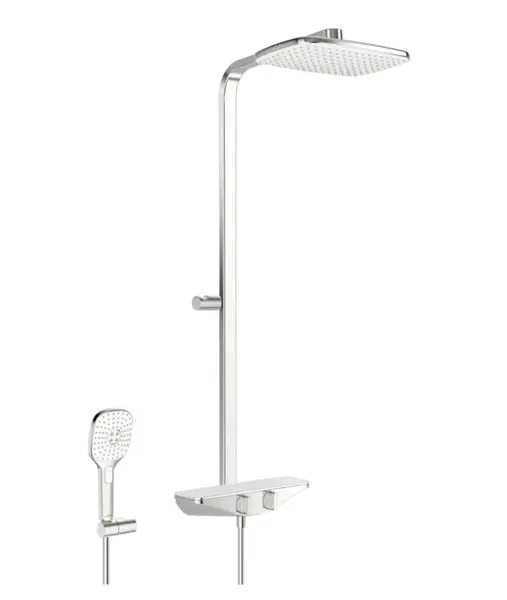 Hansa Emotion - Sprchový set s termostatom, 36x22 cm, 3 prúdy, biela/chróm 5865017182