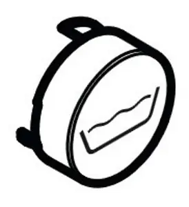 Hansgrohe Príslušenstvo - Tlačidlo výtoku do vane, biela 92577450