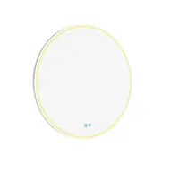 Nimco Zrcadla - Zrcadlo s LED osvětlením, průměr 60 cm, dotykový senzor, bílá ZPB 28000RVX-05