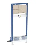 Geberit Duofix - Předstěnová instalace pro sprchu, výška 130 cm, s odtokem ve stěně, nástěnná armatura pod omítku 111.581.00.2