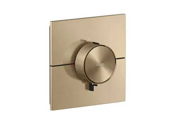 Axor ShowerSelect ID - Termostatická batéria pod omietku, HighFlow, kefovaný bronz 36774140