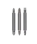 Bosch Příslušenství - 3dílná sada oboustranných bitů, délka 60 mm 2607001745