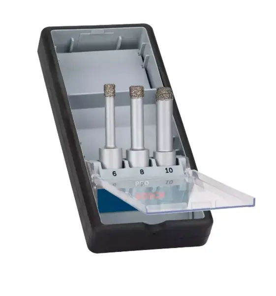 Bosch Příslušenství - 3dílná sada diamantových vrtacích korunek 2608587145