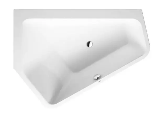 Duravit Paiova 5 - Vaňa asymetrická, 177x130 cm, s panelom, ľavá, biela 700394000000000