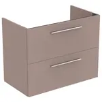 Ideal Standard i.Life A - Skrinka pod umývadlo, 80x44x63 cm, 2 zásuvky, matná béžová T5256NH