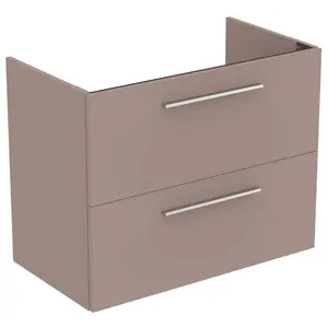 Ideal Standard i.Life A - Skrinka pod umývadlo, 80x44x63 cm, 2 zásuvky, matná béžová T5256NH