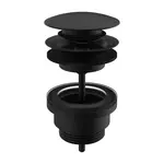 Laufen Odtokové soupravy - Umyvadlová výpusť, Click-clack, matná černá H3709890811041