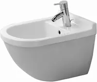 Duravit Starck 3 - Závesný bidet s prepadom, biela 2280150000