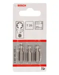 Bosch Príslušenstvo - Súprava bitov T25, dĺžka 25 mm, 3 ks 2607001615