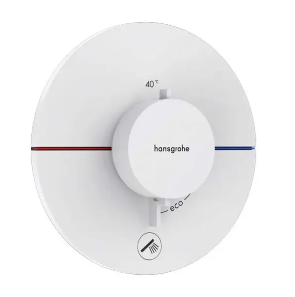Hansgrohe ShowerSelect Comfort - Termostatická batéria pod omietku, matná biela 15562700