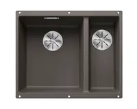 Blanco Subline 340/160 - Silgranitový dřez, 56x46 cm, dřez vlevo, InFino, šedá 527345