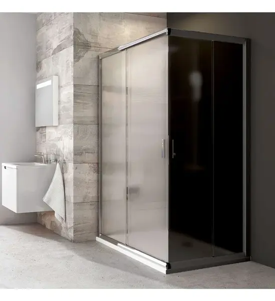 Ravak Blix - Sprchové dveře BLRV2K 80 cm, lesklý hliník/sklo Grape 1XV40C00ZG