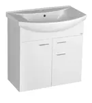Aqualine Zoja - Umyvadlová skříňka 72x74x34 cm, bílá 51075A