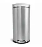 Simplehuman Koše - Odpadkový koš 30 l, kartáčovaná nerez CW1810