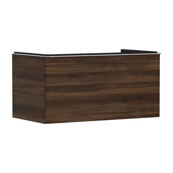 Hansgrohe Xelu Q - Umývadlová skrinka, 50x98x55 cm, 1 zásuvka, tmavý orech/chróm 54061000